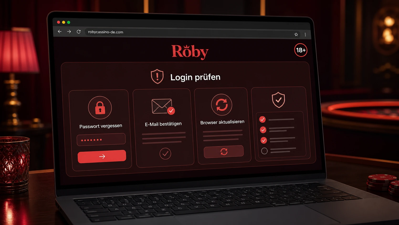 Häufige Probleme beim Roby Casino Login