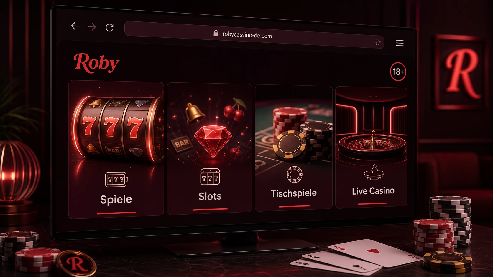 Roby Casino Spiele und Unterhaltung